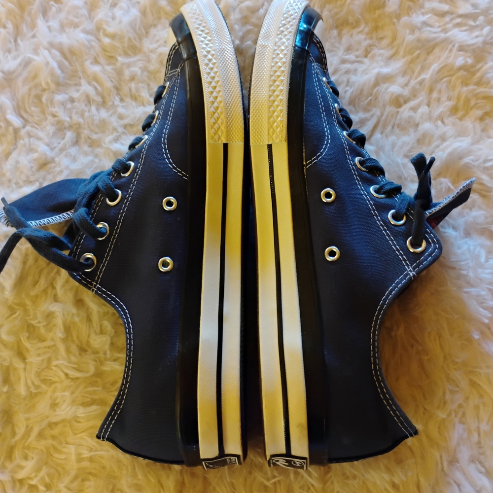 Moncler Blue High-Top Sneakers - Picture 9 of 16
